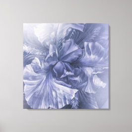 Iris inner Beauty Jubiläum Silber Leinwanddruck