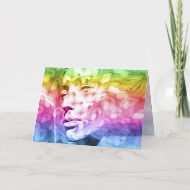 Iris-Karton Karte (Vorderseite)