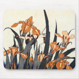 Iris, Katsushika Hokusai Mousepad