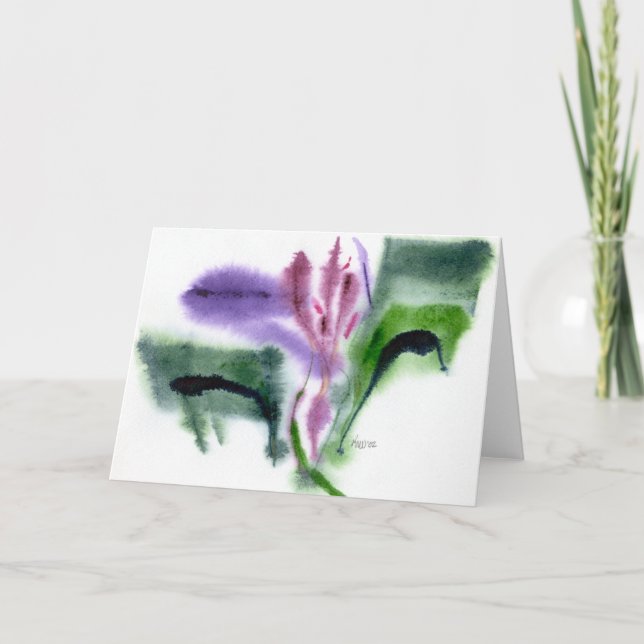 Iris, klein, Notecard Karte (Vorderseite)