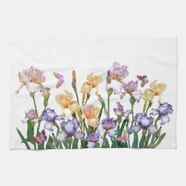 Iris Lila Butterfly Pink Geschirrtuch