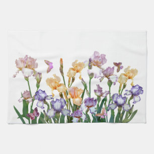 Iris Lila Butterfly Pink Geschirrtuch