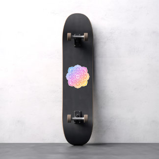 Iris-Mandala-Vinyl-Klebefolie nach Maß Aufkleber