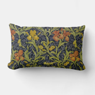 Iris-Muster (von William Morris) Lendenkissen