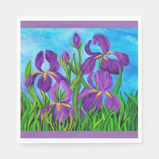Iris Napkins Serviette (Vorderseite)