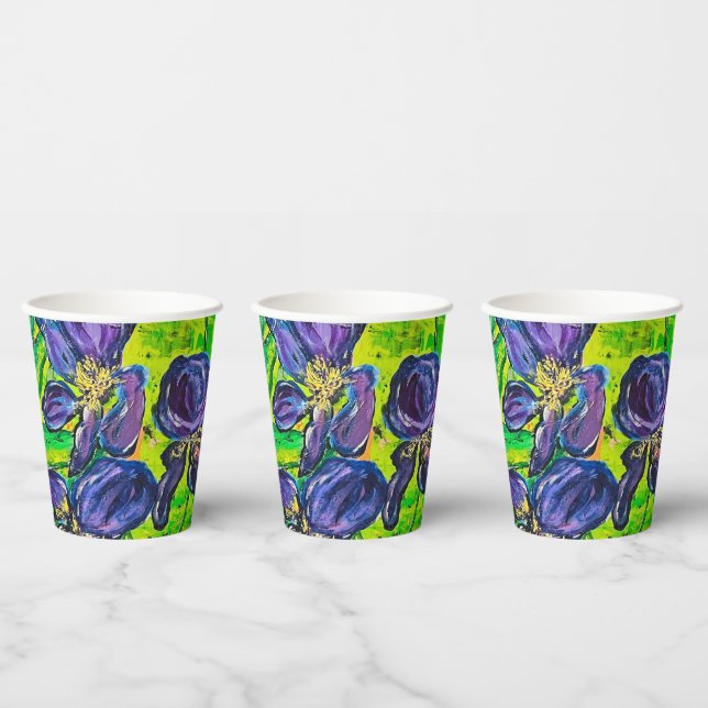Iris Paper Cups Pappbecher (Multi)