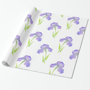 Iris Pattern Geschenkpapier