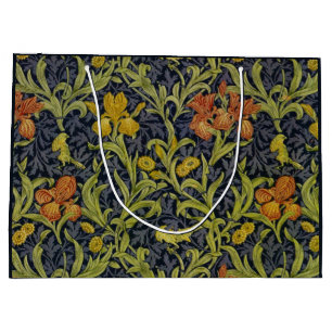 Iris Pattern (von William Morris) Große Geschenktüte