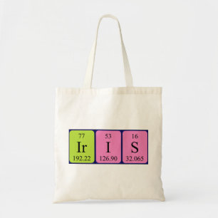 Iris Periodischer Tabellenname Tragetasche