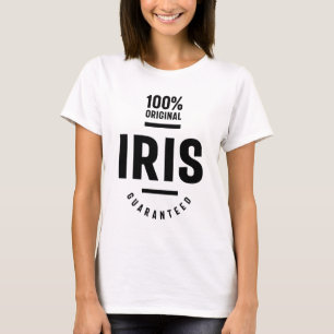 Iris Personalisiert Name Geburtstagsgeschenk T-Shirt
