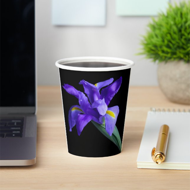 Iris Printed Paper Cup Pappbecher (InSitu)