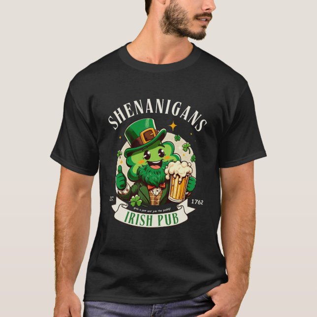 Iris Pub (Sankt Patrick) T-Shirt (Vorderseite)