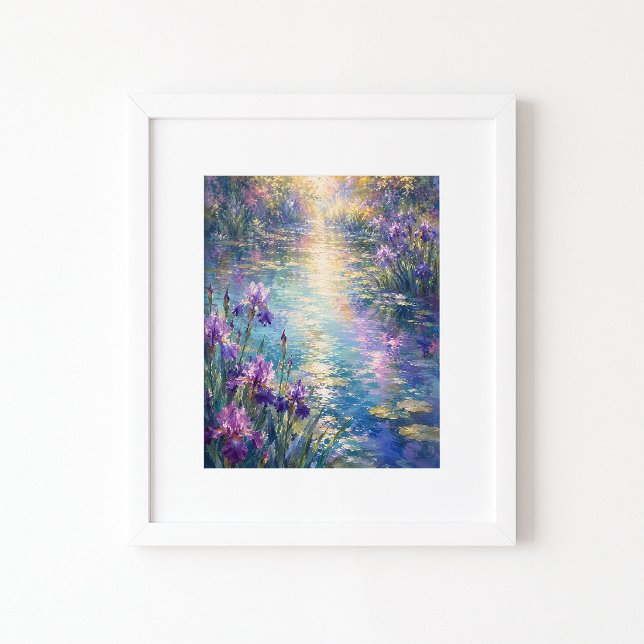 Iris-Reflections-Kunstprint Poster (Von Creator hochgeladen)