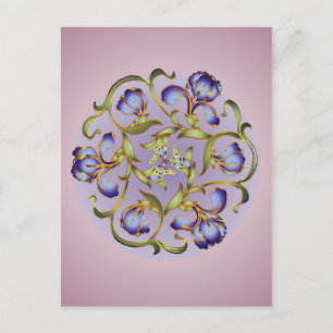 Iris-Ring-Ansichtskarte Postkarte
