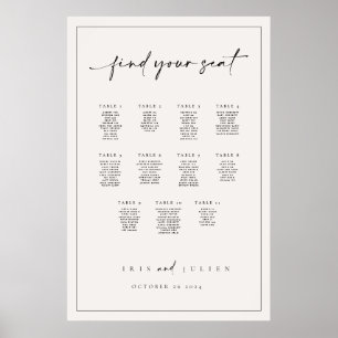 Iris Seekarten-Plakat Poster