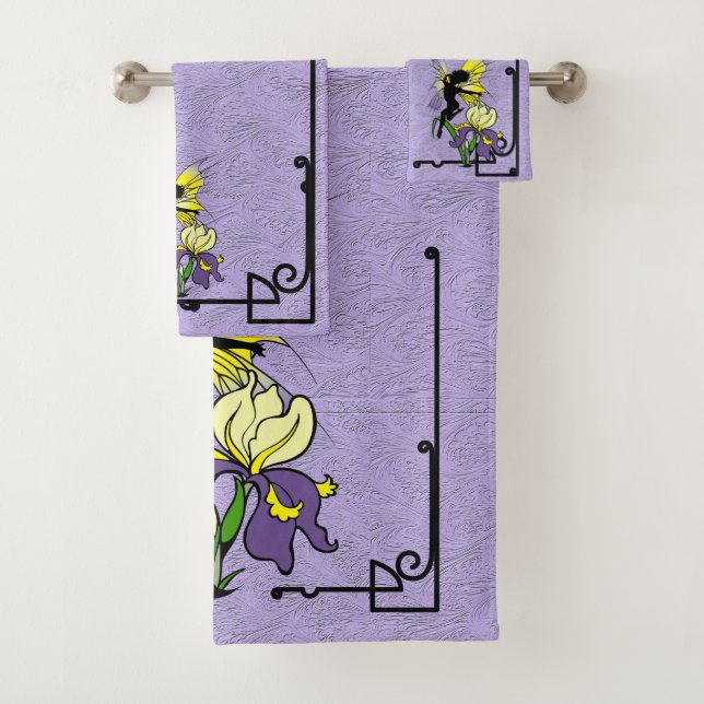 Iris Shadow Fee Badhandtuch Set (Insitu)