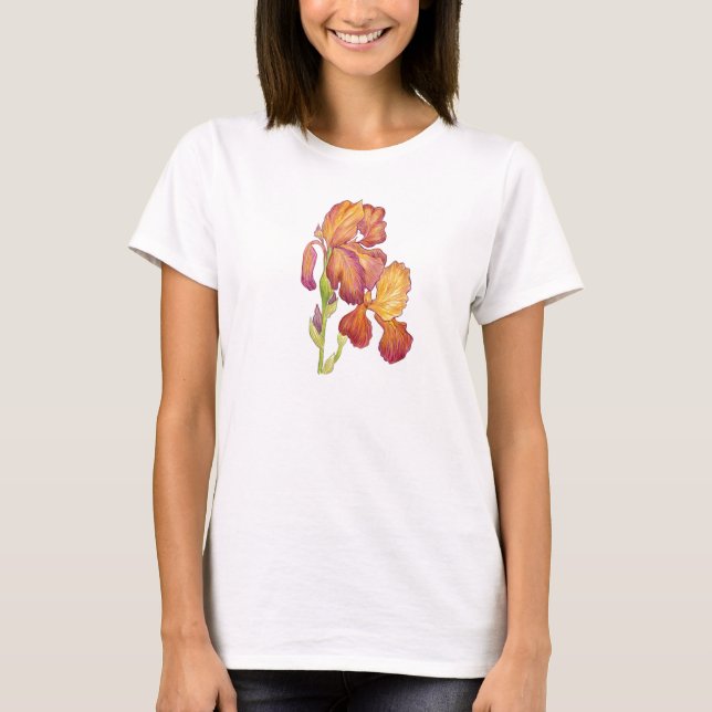 Iris-Shirt des Künstlers T-Shirt (Vorderseite)
