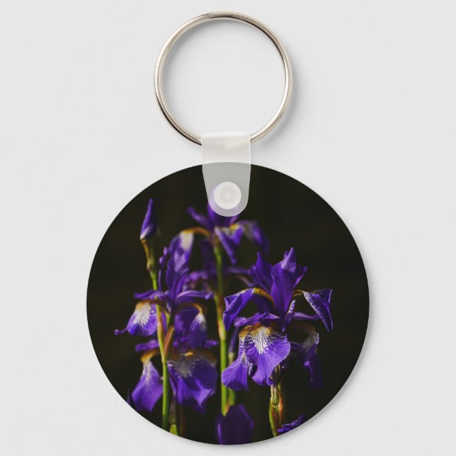 Iris Sibirica Schlüsselanhänger (Vorderseite)