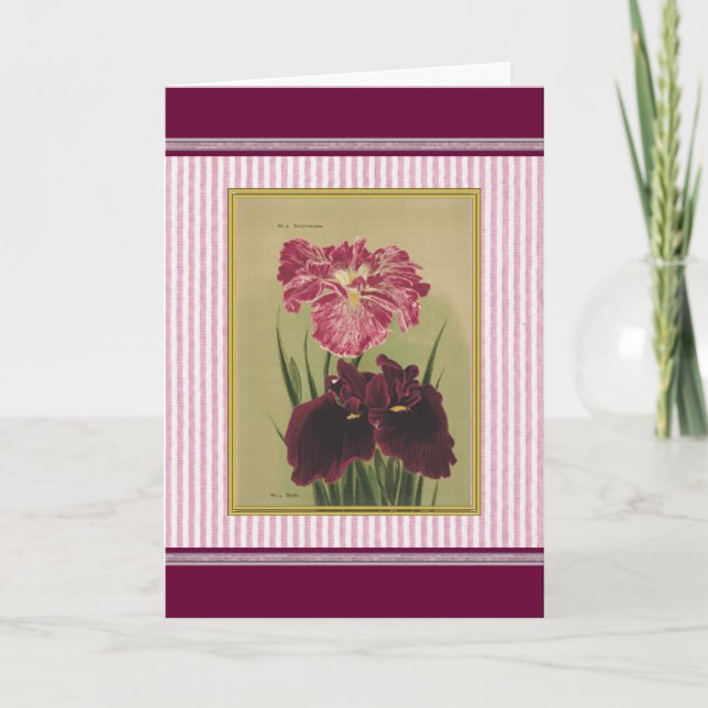 Iris Smiles Card Dankeskarte (Vorderseite)