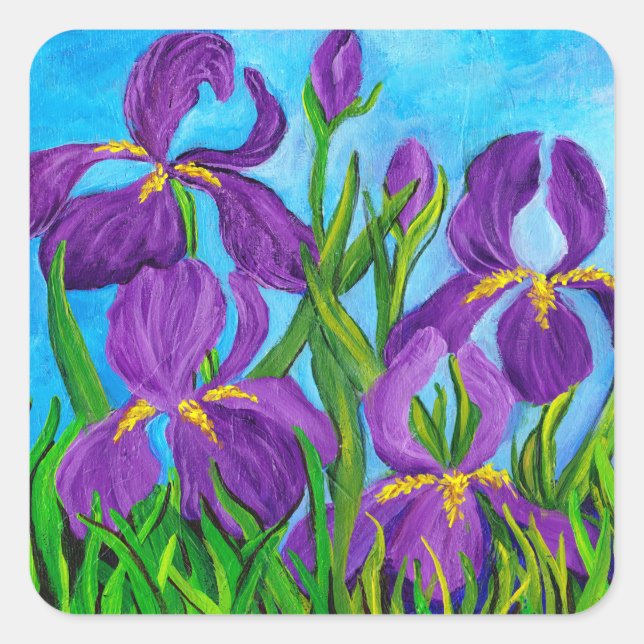 Iris Sticker (Vorderseite)