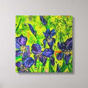 Iris Stretched Canvas Print Leinwanddruck