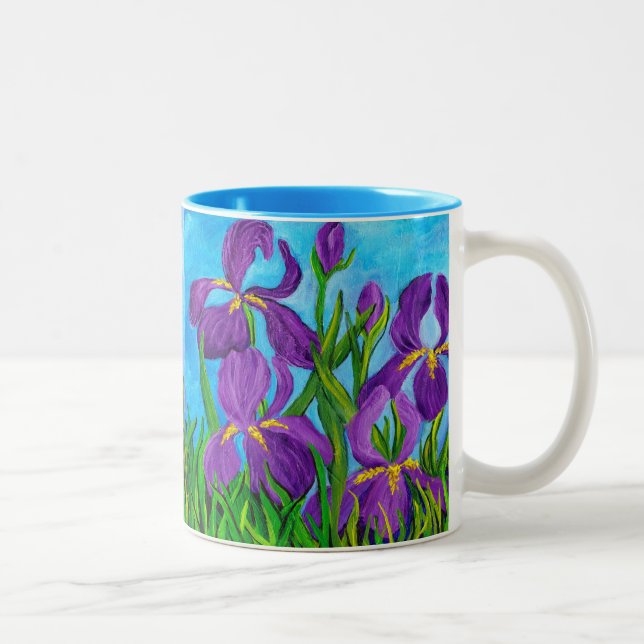 Iris-Tasse Zweifarbige Tasse (Rechts)