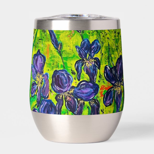 Iris thermal wine tumbler (Vorderseite)