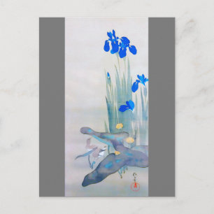 Iris und Bird, Watanabe Seitei Postkarte