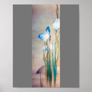 Iris und Carp, Watanabe Seitei Poster