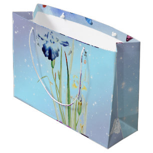IRIS UND STARS Geschenktasche Große Geschenktüte
