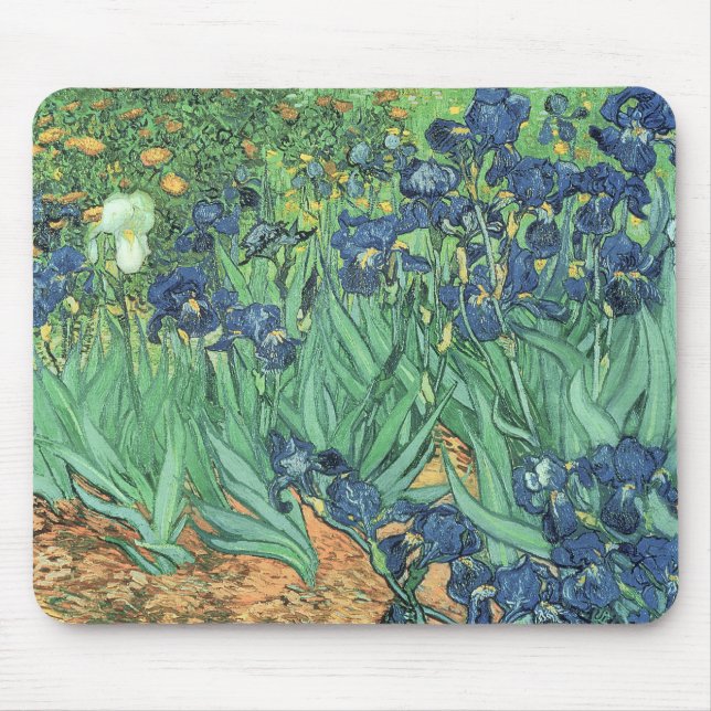 Iris Vincent van Goghs |, 1889 Mousepad (Vorne)