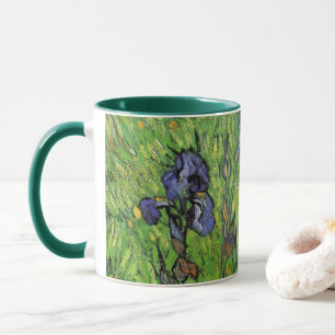 Iris von Vincent van Gogh, Vintage Gartenblumen Tasse