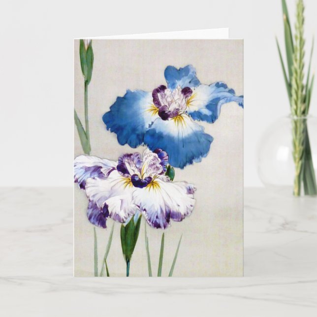 Iris, Watanabe Seitei Karte (Vorderseite)