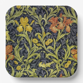 Iris William Morris Muster Pappteller