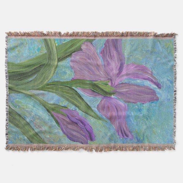 Iris wirft Decke (Vorderseite)