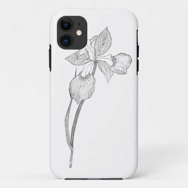 Iris Zeichne iPhone5-Gehäuse Case-Mate iPhone Hülle (Rückseite)