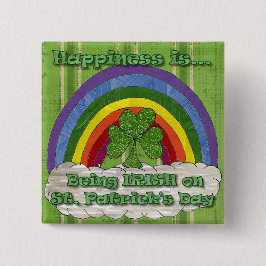 Irisch am St. Patrick's Day Button