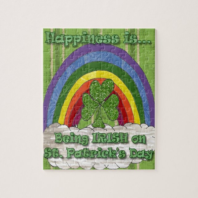 Irisch am St. Patrick's Day Puzzle (Vertikal)