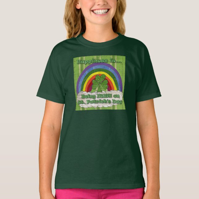 Irisch am St. Patrick's Day T - Shirt (Vorderseite)