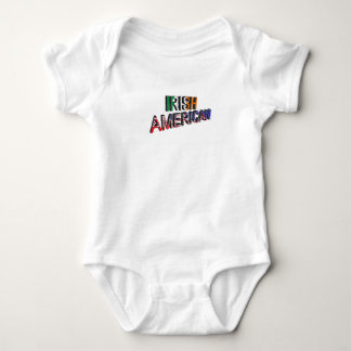 Irisch-amerikanischer Text für Baby-Jersey-Bodysui Baby Strampler