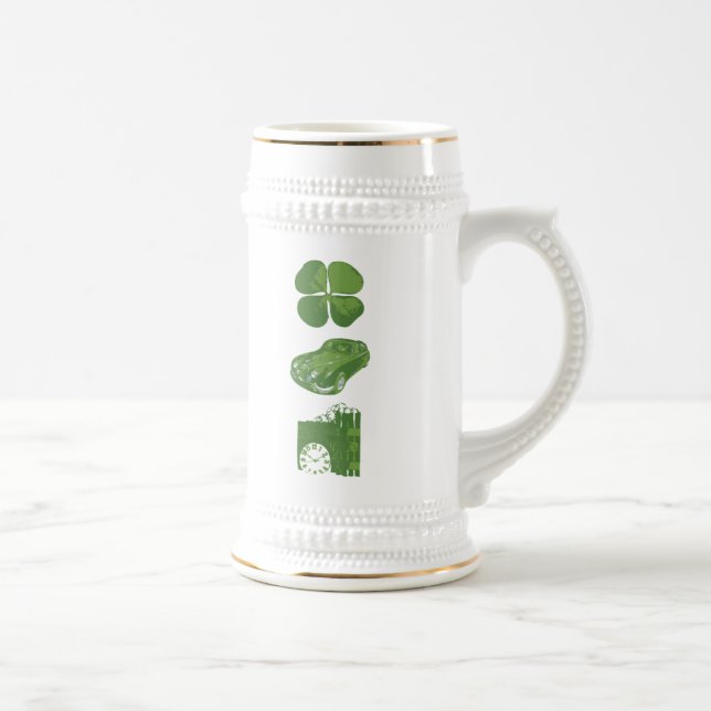 IRISCH. AUTO. BOMBE BIERGLAS (Rechts)