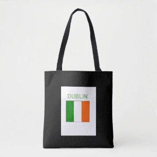 Irisch, Dublin, Tragetasche, Tragetasche, Einkaufe