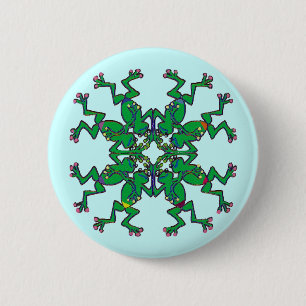 Irisch-Froschgesang-Schwimmteam Button