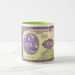 Irisch für Zwei-Tone-Tasse Zweifarbige Tasse