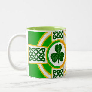 Irisch für Zwei-Tone-Tasse Zweifarbige Tasse