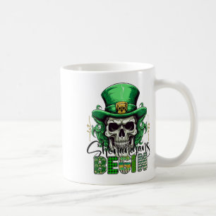 Irisch Grün Lass Die Shenanigans Beginnen Retro St Kaffeetasse