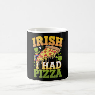 Irisch Ich Hatte Pizza Lustiger St Patricks Tag Li Kaffeetasse