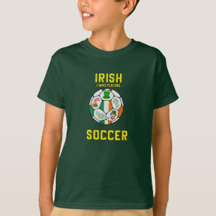 Irisch Ich spielte Fußball - Irland Pub T-Shirt