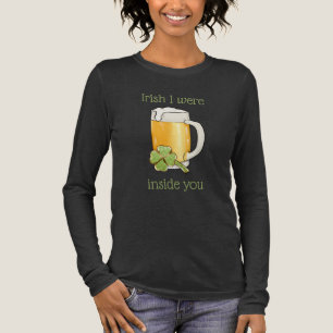Irisch Ich war in dir Bierbrauer St. Patrick's Day Tri-Blend Shirt