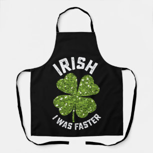 Irisch Ich War Schneller Laufen St. Patricks Tag L Schürze